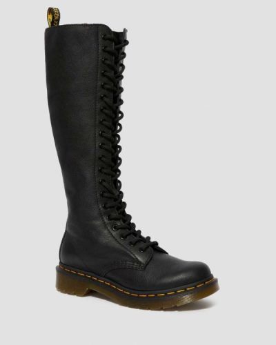 Botas Altas Dr Martens 1b60 Virginia Cuero Knee Para Mujer DR2549N